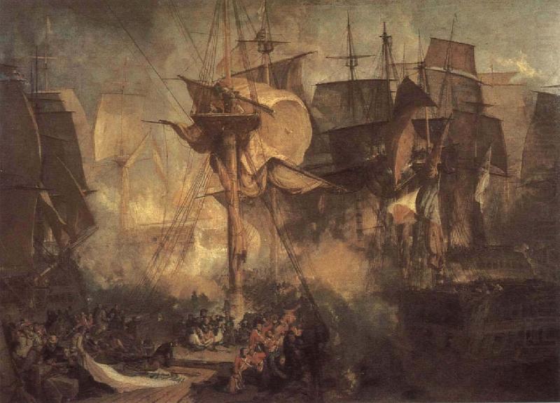 Joseph Mallord William Turner Sea fight china oil painting image